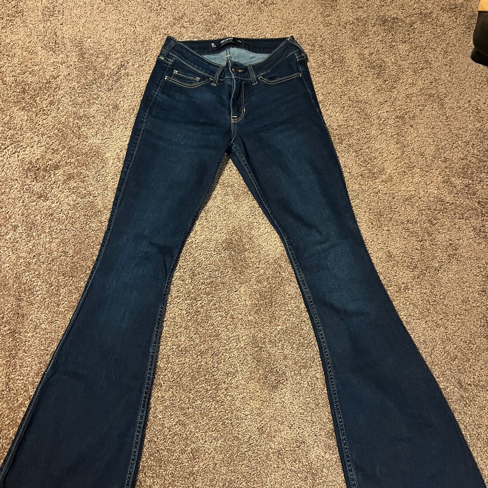 Hollister Deep Indigo Flare Jeans